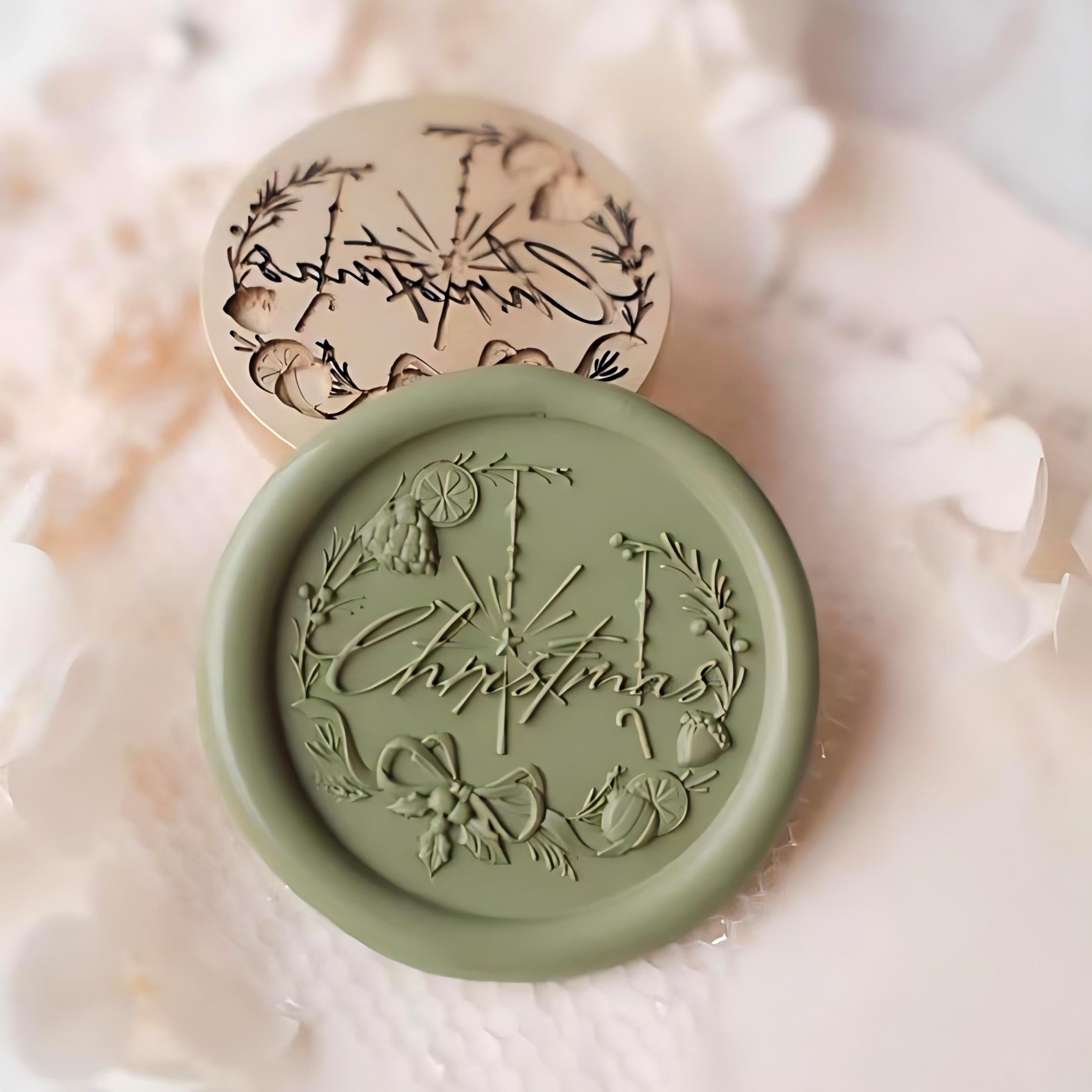 ‘Christmas Serenity’ Wax Seal Stamp