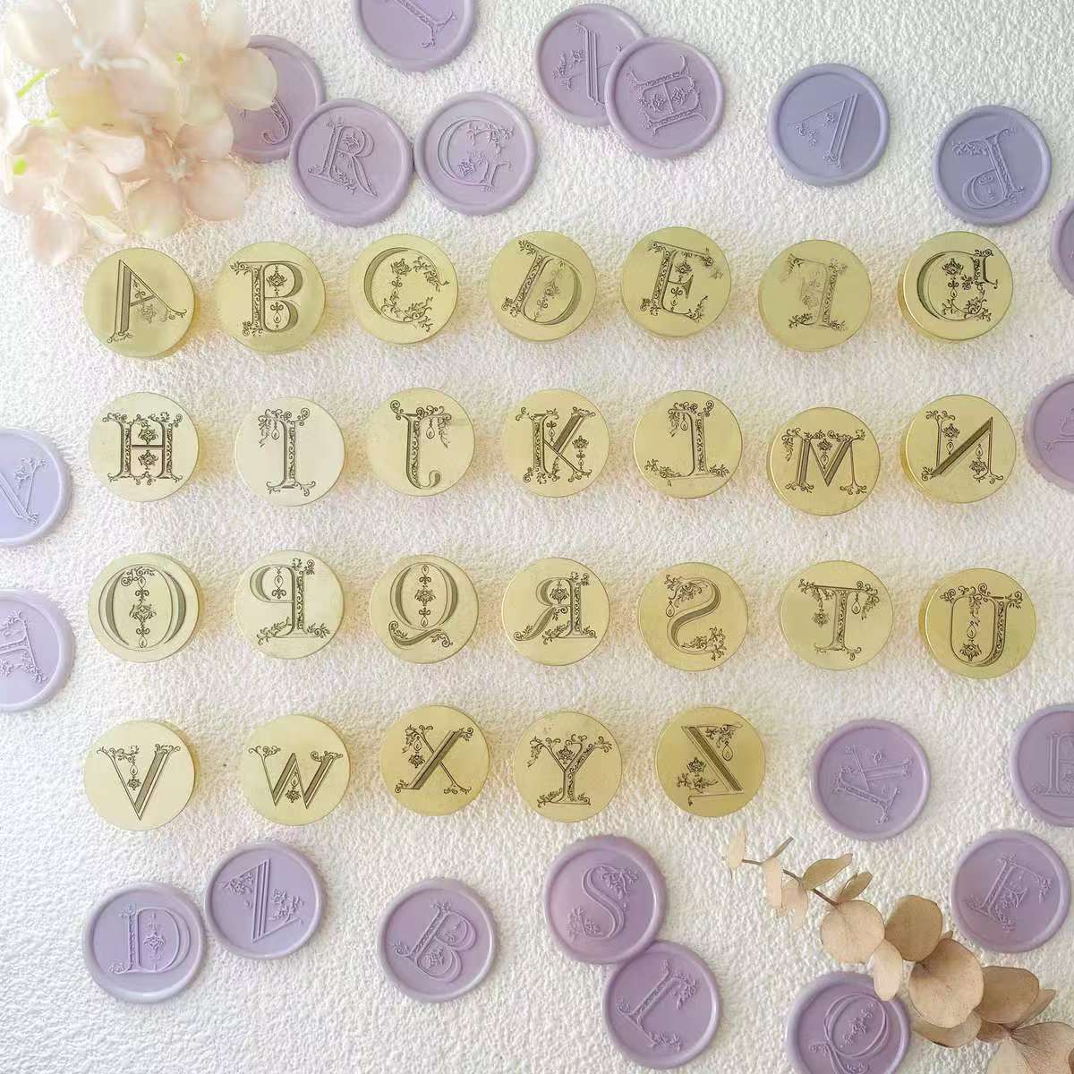 ‘Garden Alphabet’ Wax Seal Stamp